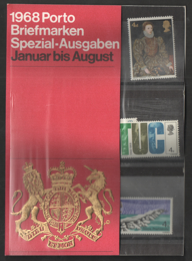 (image for) 1968 German Language Red Gift Presentation Pack. Sleeve has been replaced. - Click Image to Close